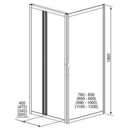 Боковая стенка Radaway Treviso S 32403-01-08N