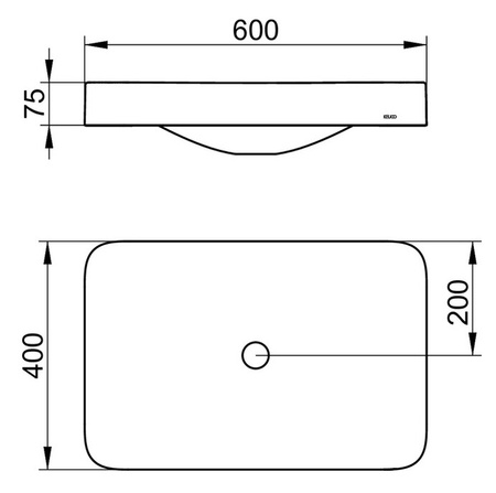 Раковина подвесная Keuco Edition 400, 31570317500