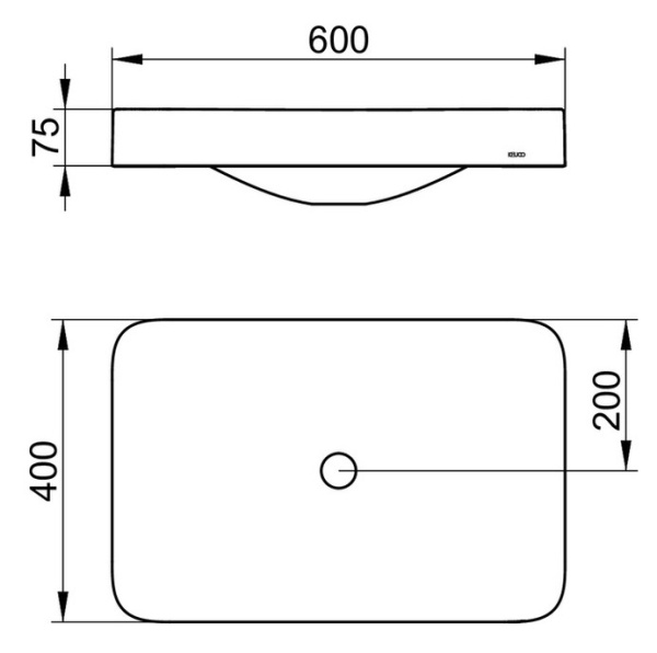 Раковина подвесная Keuco Edition 400, 31570317500