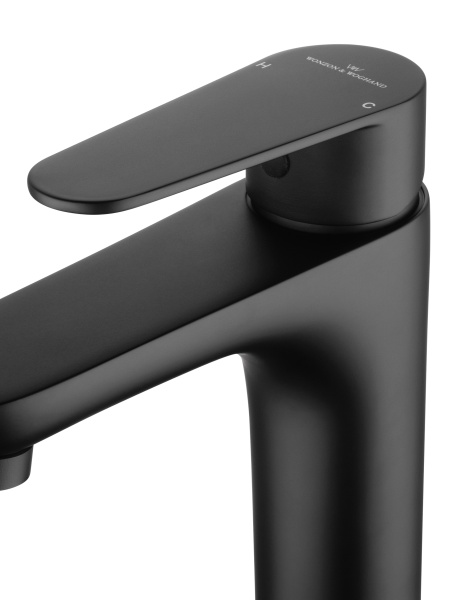 Смеситель для раковины WONZON & WOGHAND ALFA, черный матовый WW-A40202-MB Смеситель для раковины WONZON & WOGHAND ALFA, черный матовый WW-A40202-MB