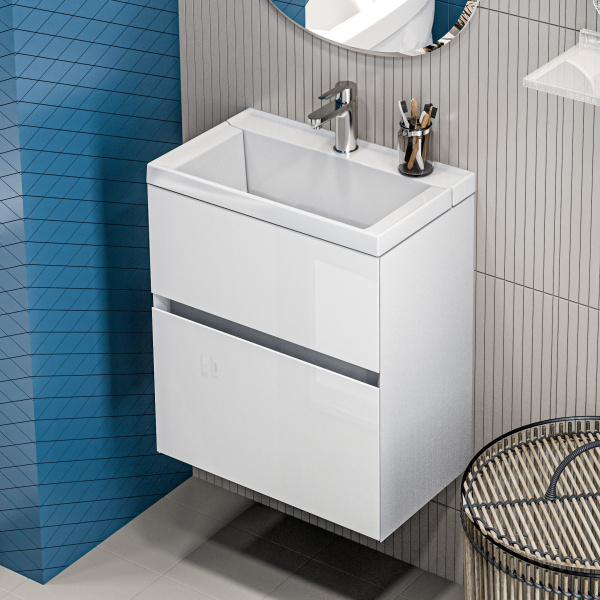 Тумба с раковиной Marka One Bumble 50П У88748