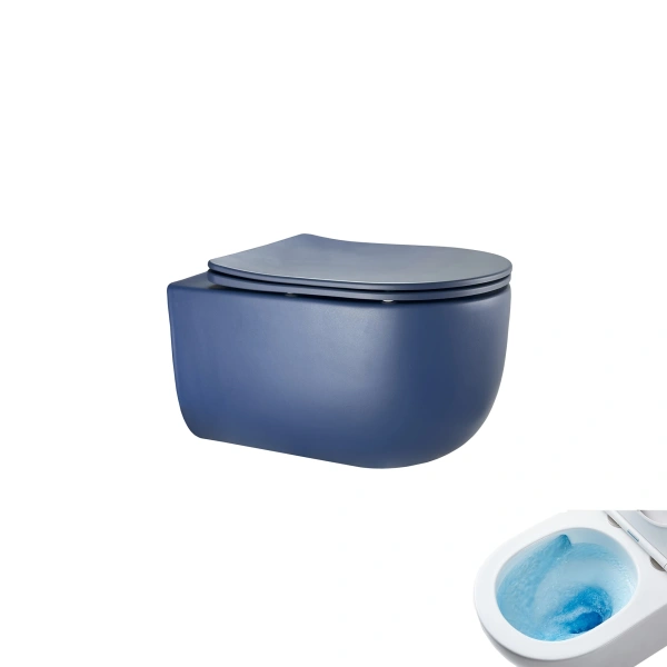 Подвесной унитаз безободковый Gid Tr2133TF-BUM