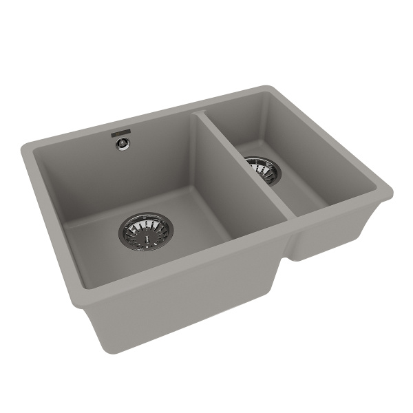 Кухонная мойка Lemark SINARA 550.2-U  грей 9910081