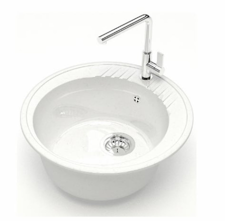 Кухонная мойка Marrbaxx Лексия Z6 Z006Q001 белый лёд глянец 