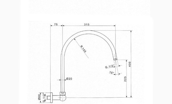 Излив Cezares Articoli Vari CZR-TDA3-03/24