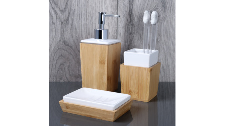 Стакан для зубных щеток Fixsen WOOD FX-110-3