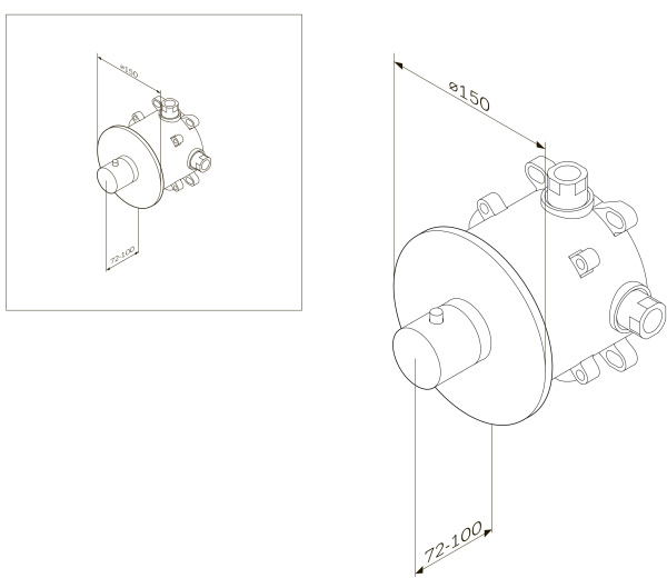 Смеситель для душа Am.Pm Like F8075500