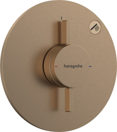 Смеситель для душа Hansgrohe DuoTurn S 75618140 шлифованная бронза