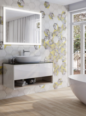 Раковина накладная (60х38) Kerama Marazzi Plaza PLR.wb.60