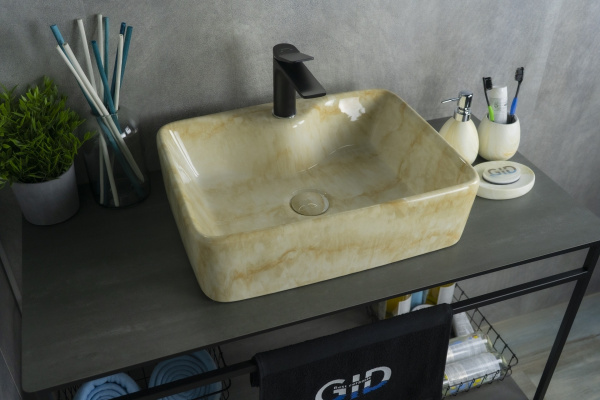 Раковина накладная (48х37) Gid Mnc606