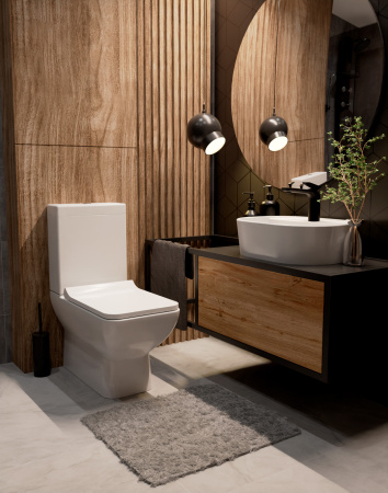 Чаша унитаза напольного безободковый  AQUAme AQM1004