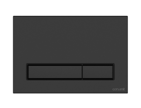 Кнопка Cersanit BLICK пластик черный матовый 64115