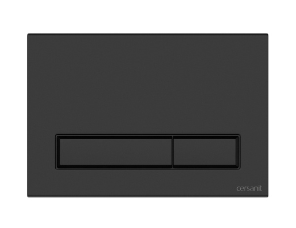 Кнопка Cersanit BLICK пластик черный матовый 64115