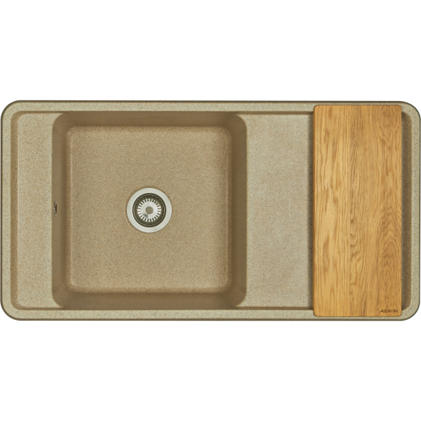Кухонная мойка Aquaton Беллис 97 1A725132BS220 песочный