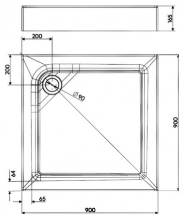 Поддон для душа IFO Silver RP6216900000