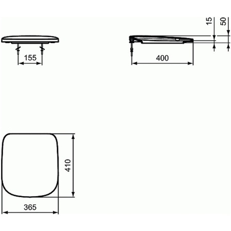 Крышка-сиденье Ideal Standard Esedra T318301