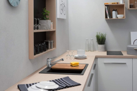 Смеситель для кухни Hansgrohe Focus M42 CoolStart, EcoSelection 71809000 хром
