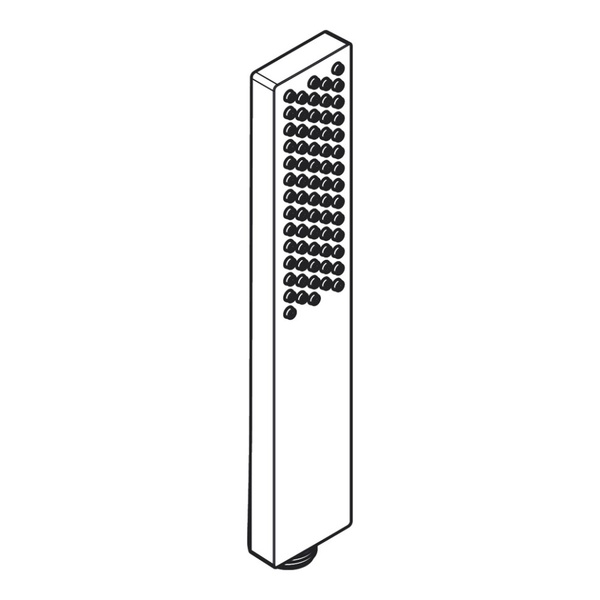 Ручной душ Hansgrohe Pulsify E 100 1jet EcoSmart+ 24321000 хром