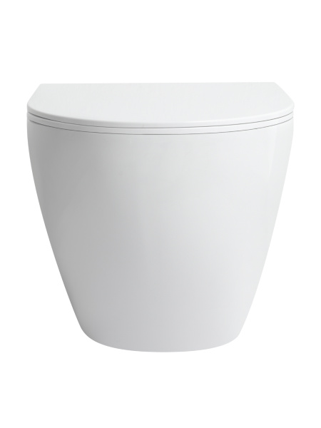 Унитаз подвесной безободковый с системой слива TORNADO Agger AT07150 сиденье с микролифтом