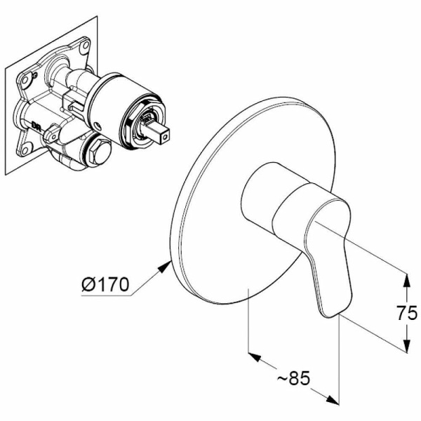 Душевой комплект Kludi Pure&Style 376300565