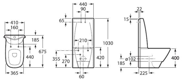 Крышка-сиденье для унитаза Roca Frontalis 801582004