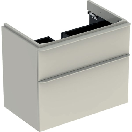 Тумба для раковины с ящиками выдвижными GEBERIT Smyle Square 500.353.JL.1