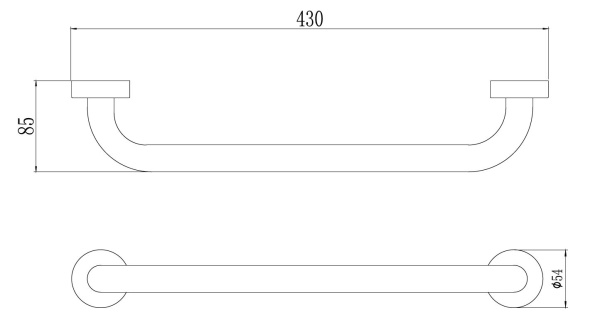 Поручень Savol S-010045 45 см
