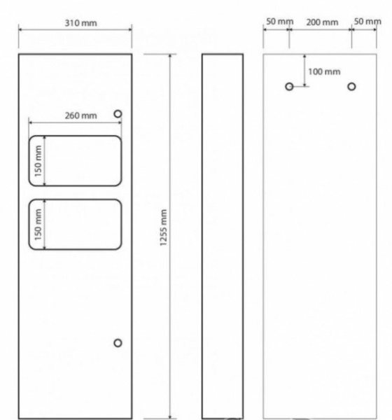 Диспенсер для бумажных полотенец Bemeta Hotel 113103055