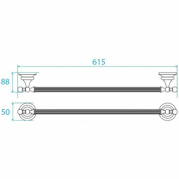 Полотенцедержатель Cezares Olimp OLIMP-TH06-01-Sw Полотенцедержатель Cezares Olimp OLIMP-TH06-01-Sw