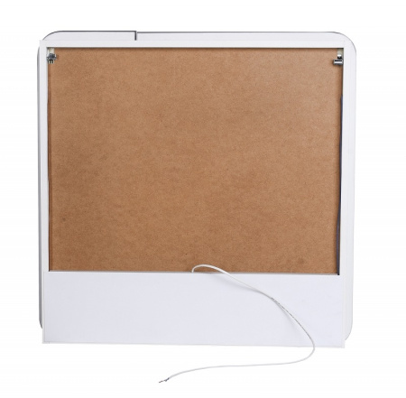 Зеркало-шкаф с подсветкой Style Line Каре (80x80) СС-00002276 белый