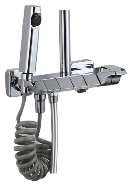 Душевая система с изливом ПСМ-Профсан PSM-800-87CH Душевая система с изливом ПСМ-Профсан PSM-800-87CH