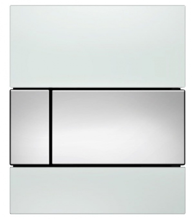 Панель смыва для писсуара белое стекло TECE 9242802