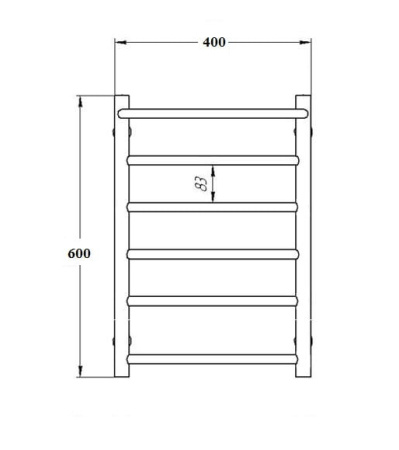 Электрический полотенцесушитель Laris Прайм П6