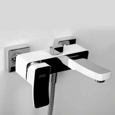 Смеситель для ванны  WasserKRAFT Aller 1061WHITE