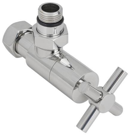 Вентиль угловой Сунержа (крест) G 1/2" НР х G 3/4" НГ Сатин 071-1408-1234