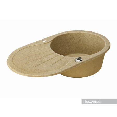 Кухонная мойка Aquaton Паола 1A714032PA220 песочный