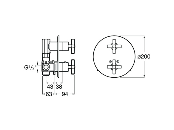 Смеситель для ванны Roca Loft 5A0743C00
