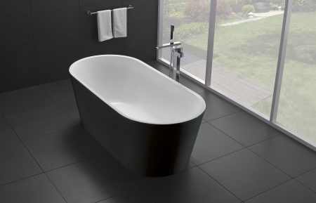 Акриловая ванна (170x80) BelBagno BB71-1700-NERO-W0