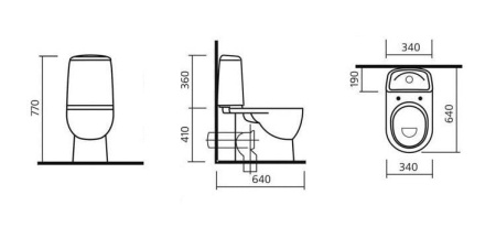 Унитаз-компакт Sanita Luxe Best BSTSLCC04020522