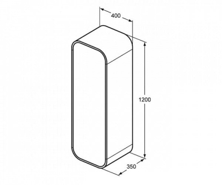 Пенал Ideal Standard Dea T7874S3