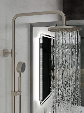 Душевая система Orange Steel M99-911ni смеситель с изливом, никель