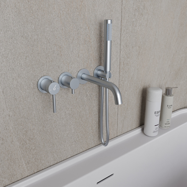 Смеситель для ванны скрытого монтажа с внутренней частью Y OL-889017-CR, хром