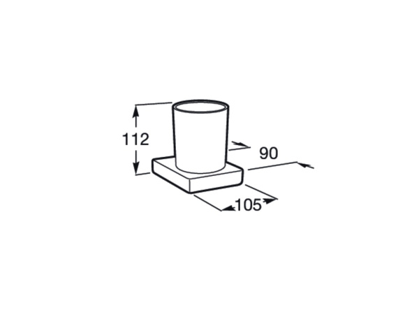 Стакан Roca Tempo 817021001