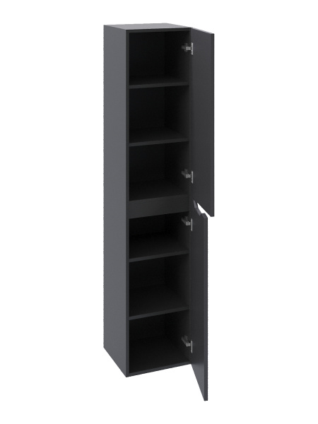 Пенал подвесной 35 правый Orange Line Li-35Pug  матовый графит