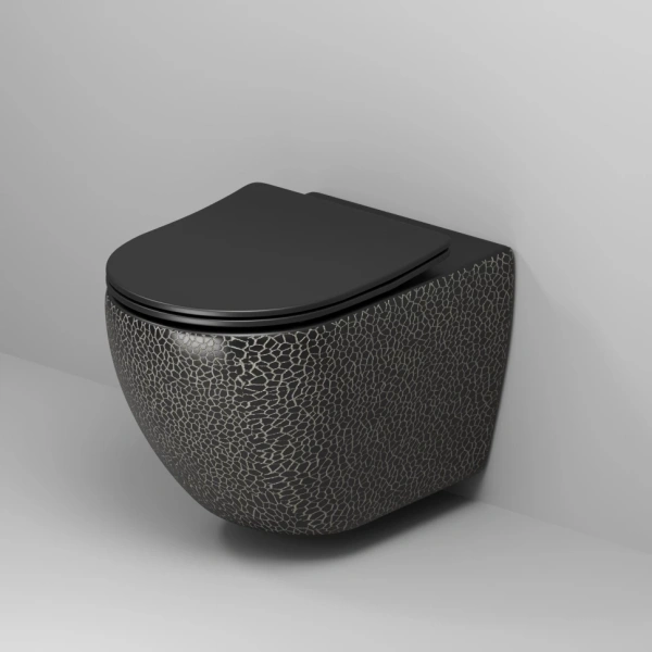 Унитаз подвесной безободковый Grossman Color GR-4411BBLS с сиденьем микролифт