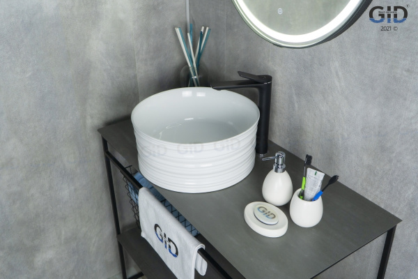 Раковина накладная (41х41) Gid W969