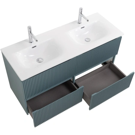 Тумба под раковину 120 BelBagno Uno UNO-1200-4C-SO-AO голубой матовый, без раковины