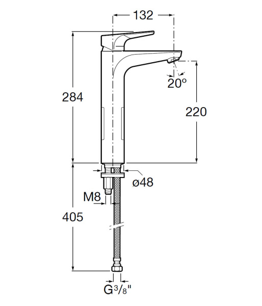 Смеситель для раковины Roca Atlas 5A3790C00