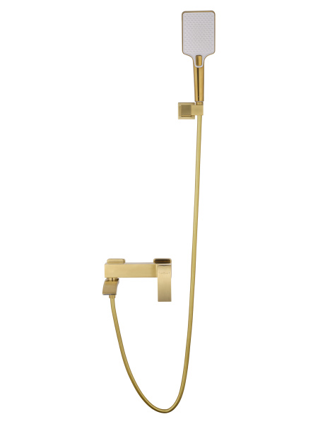 Смеситель для ванны с душем WONZON & WOGHAND FIT, брашированное золото WW-88639009- BG