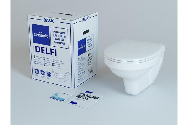 Подвесной унитаз Cersanit DELFI TPL S-MZ-DELFI-PL